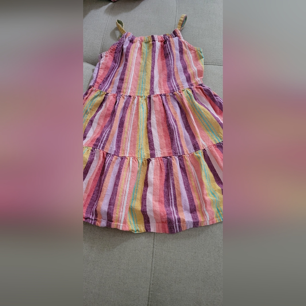 Colorful tiered dress